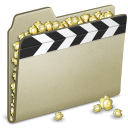 Light Brown Movies Alt Icon 128x128 png